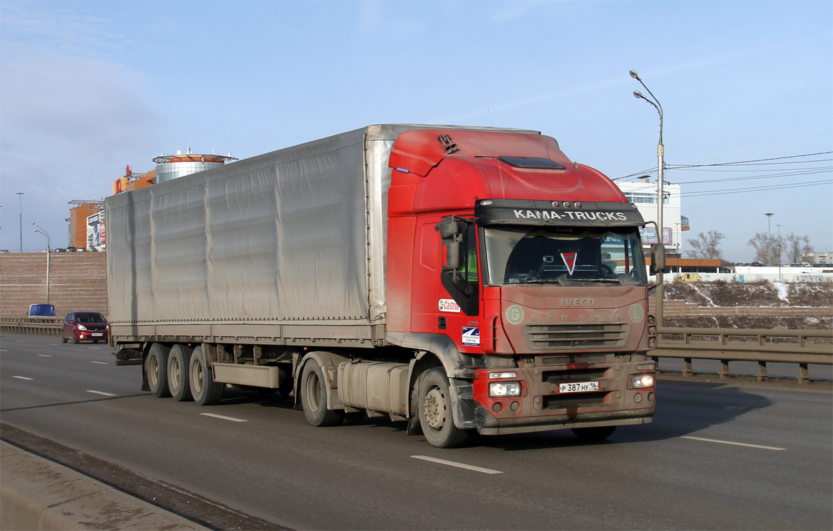 Татарстан, № Р 387 НУ 16 — IVECO Stralis ('2002) 430