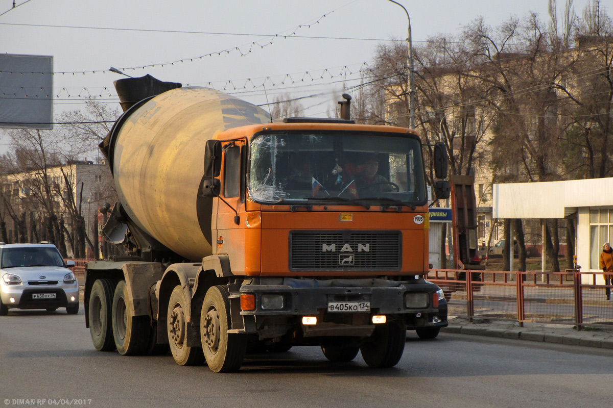 Волгоградская область, № В 405 КО 134 — MAN F90 (общая модель)