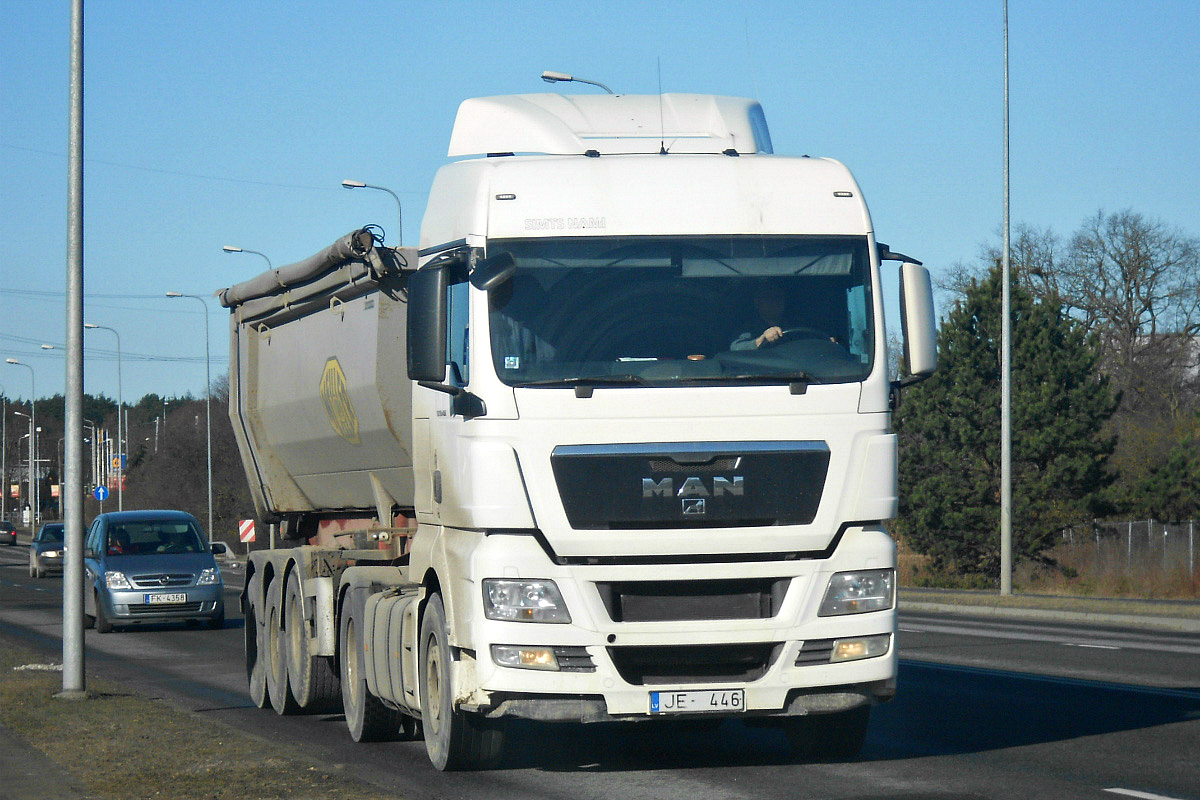 Латвия, № JE-446 — MAN TGX ('2007) 18.440