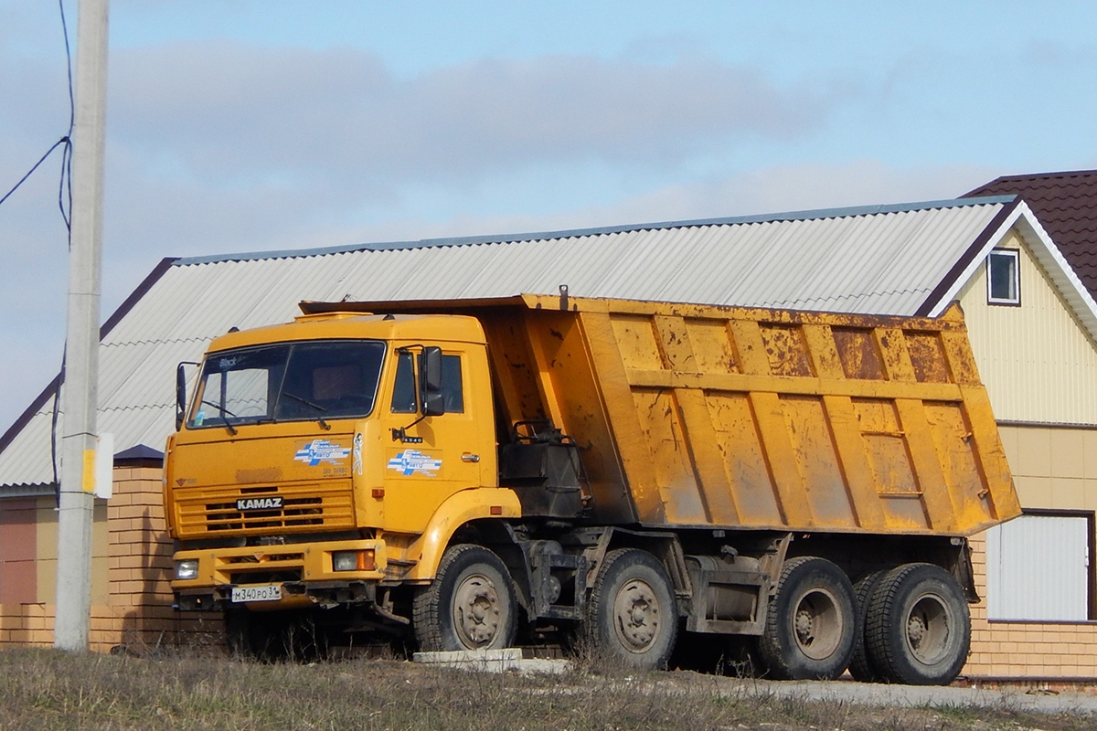 Белгородская область, № М 340 РО 31 — КамАЗ-6540-10 [65400K]