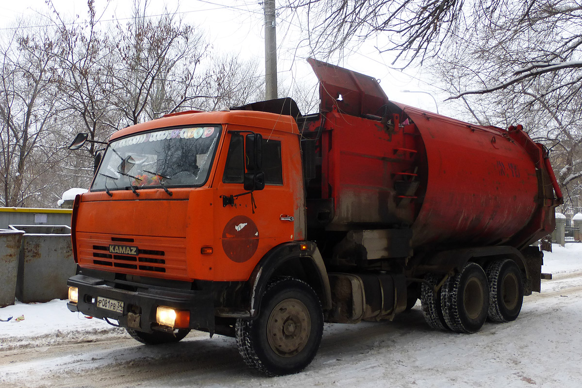 Волгоградская область, № Р 081 РВ 34 — КамАЗ-65115-62