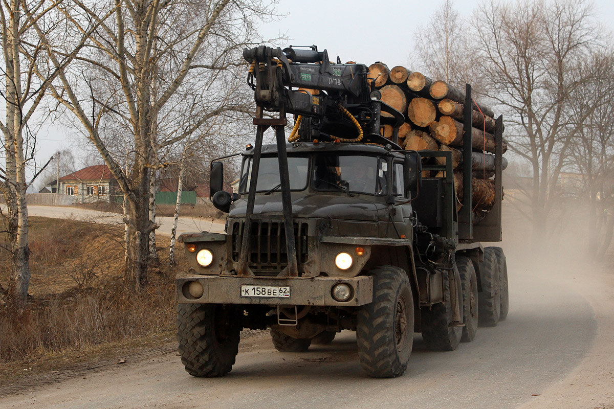 Рязанская область, № К 158 ВЕ 62 — Урал-4320 (общая модель)