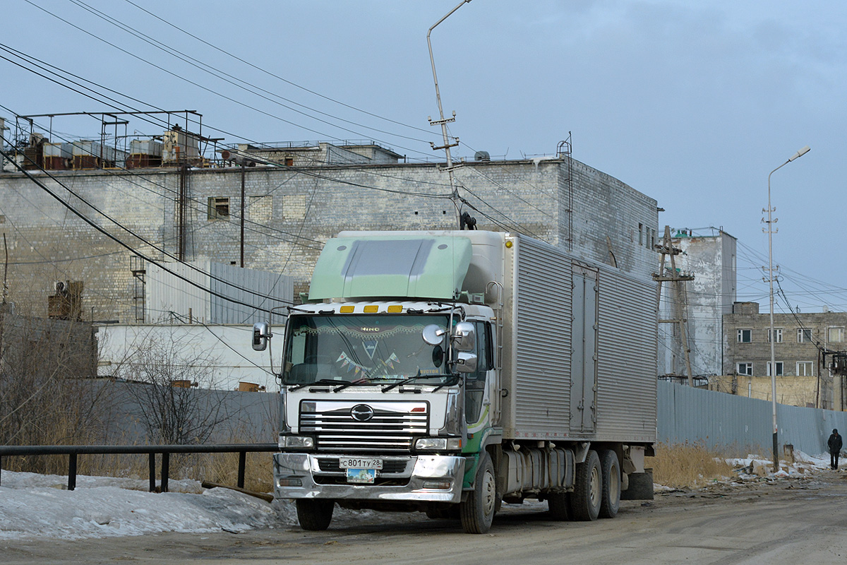 Амурская область, № С 801 ТУ 28 — Hino Profia