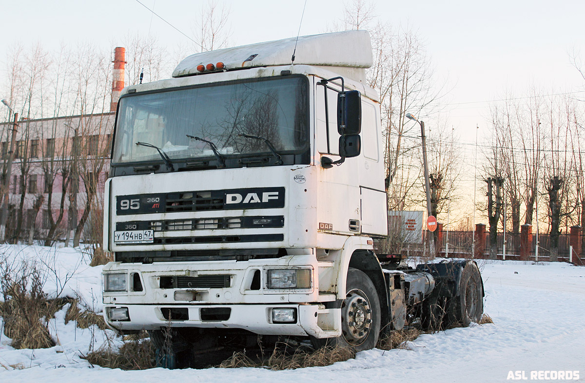 Ленинградская область, № У 194 НВ 47 — DAF 95 FT