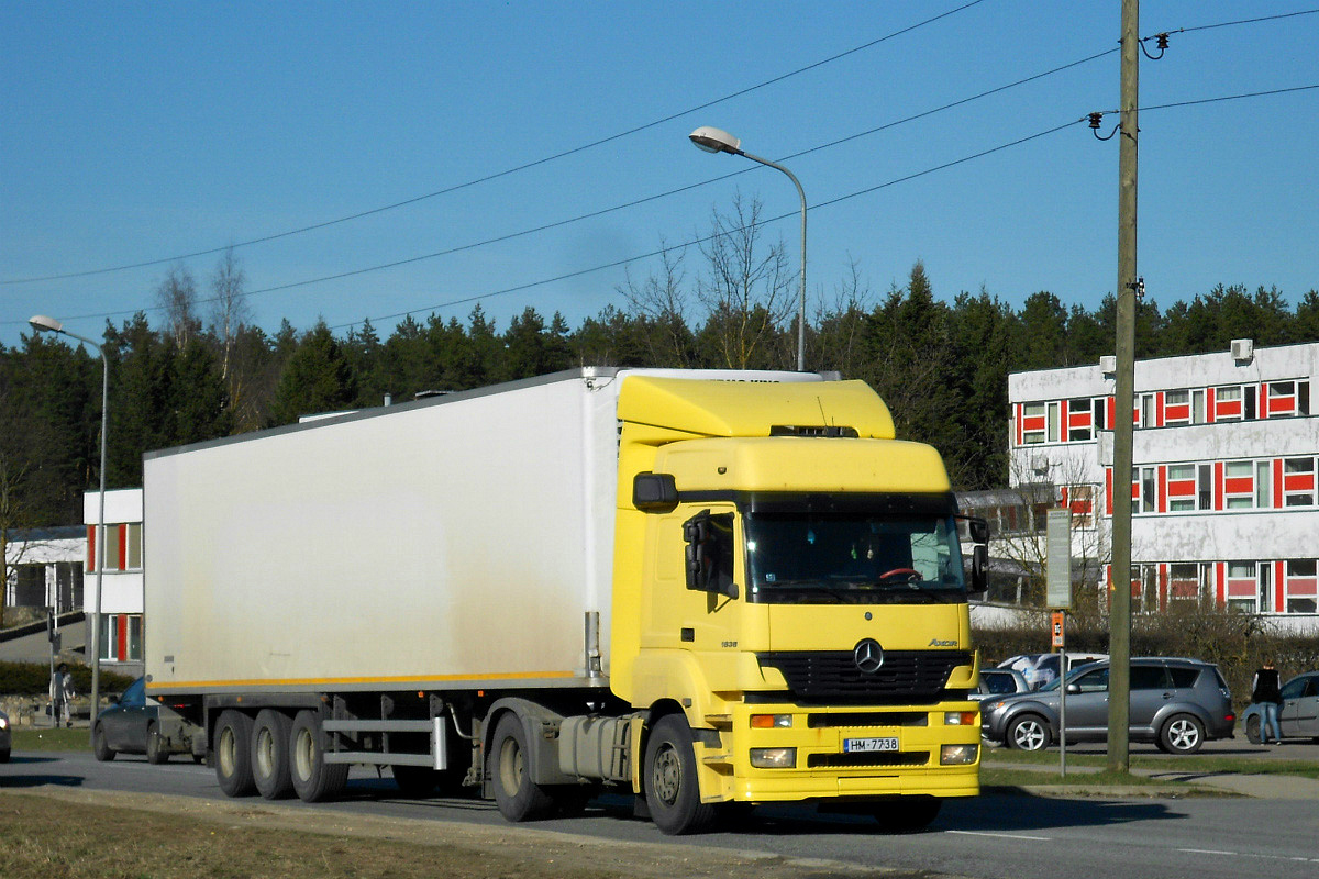 Латвия, № HM-7738 — Mercedes-Benz Axor 1836