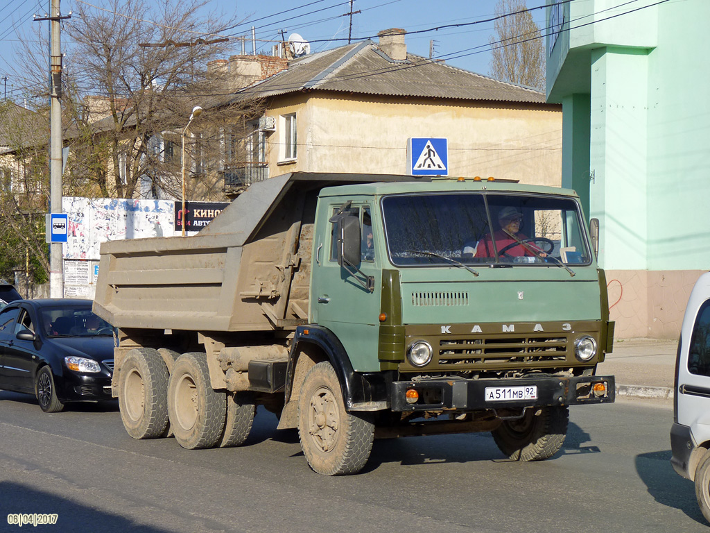 Севастополь, № А 511 МВ 92 — КамАЗ-5511