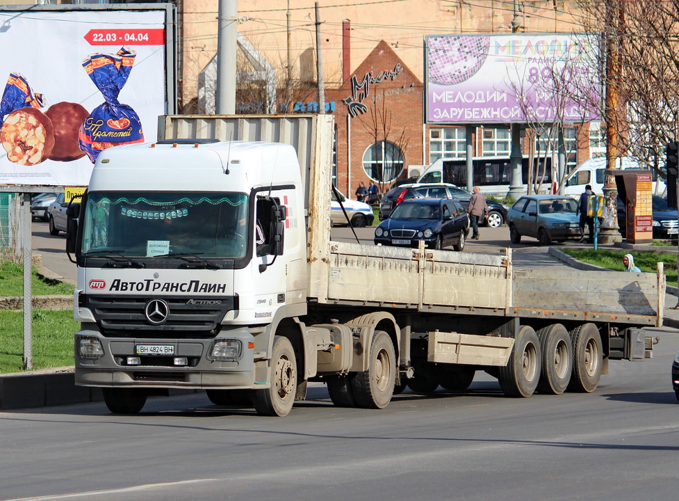 Одесская область, № ВН 4824 ВН — Mercedes-Benz Actros ('2003) 2040