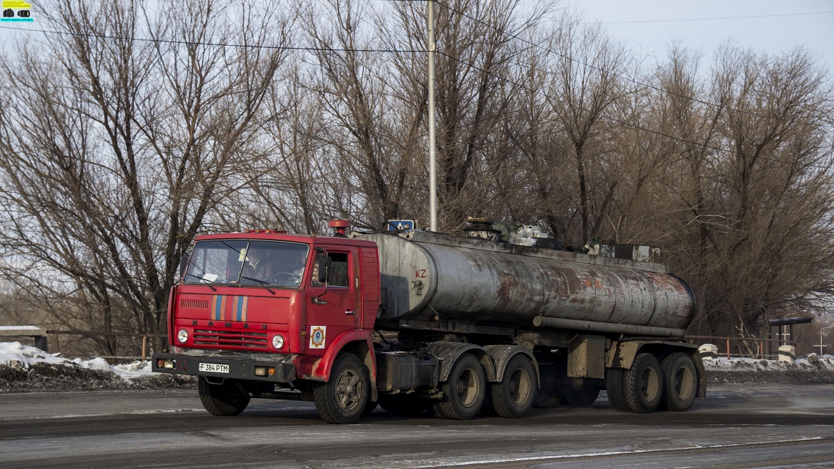 Восточно-Казахстанская область, № F 384 PTM — КамАЗ-55111 (общая модель)