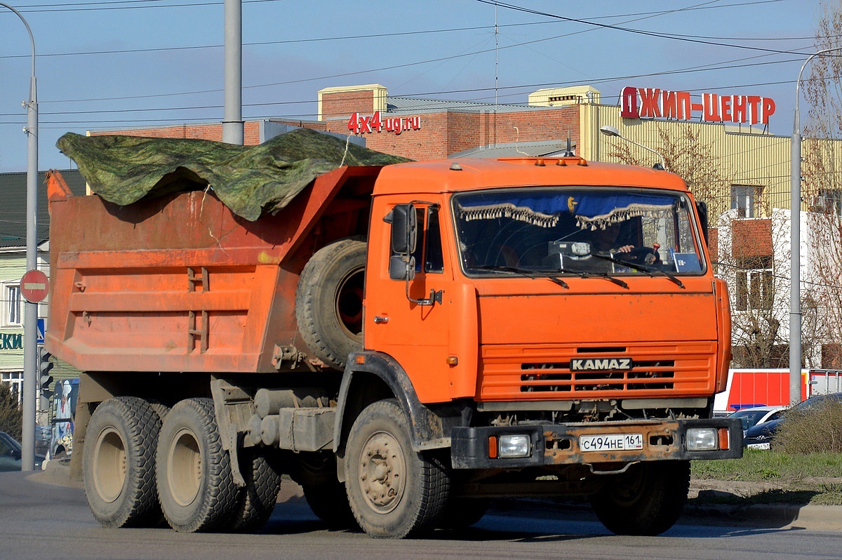 Ростовская область, № С 494 НЕ 161 — КамАЗ-55111-15 [55111R]