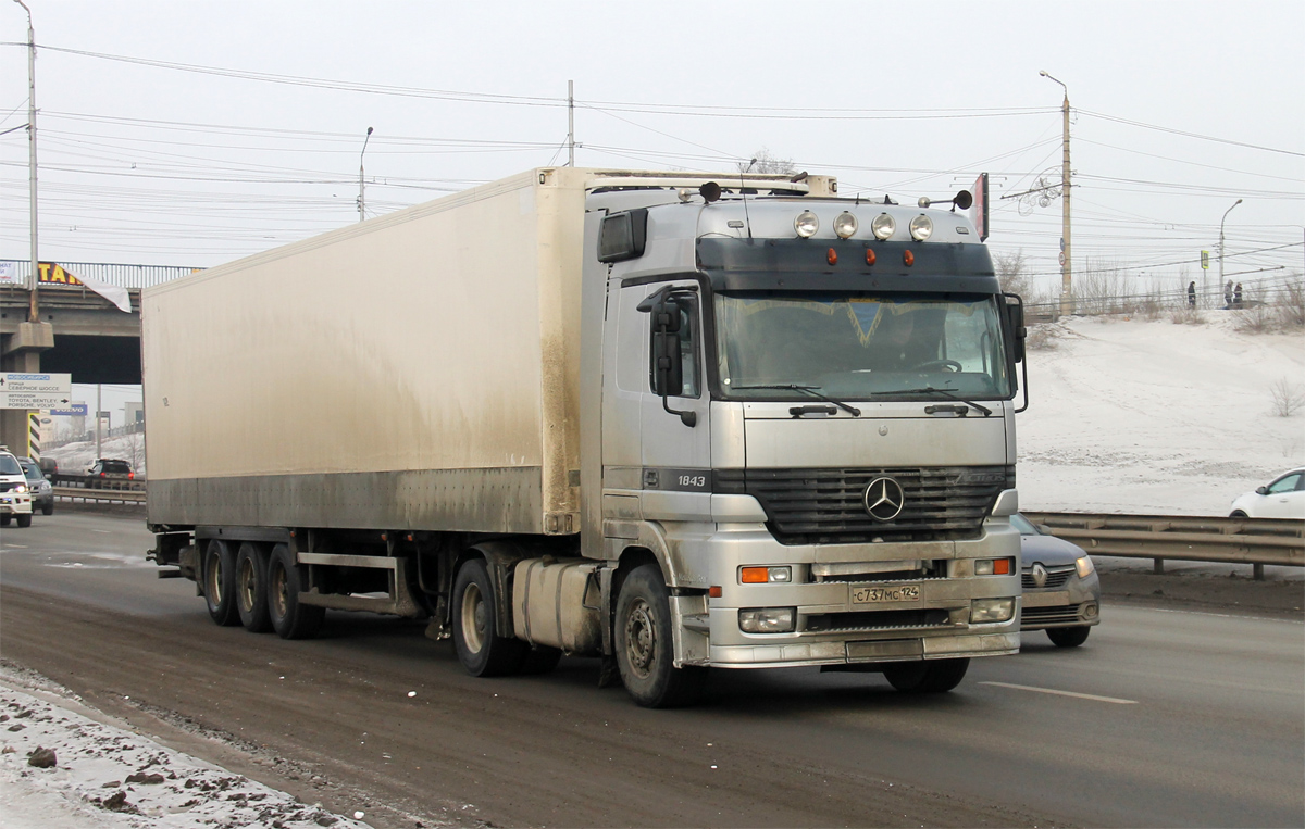 Красноярский край, № С 737 МС 124 — Mercedes-Benz Actros ('1997) 1843