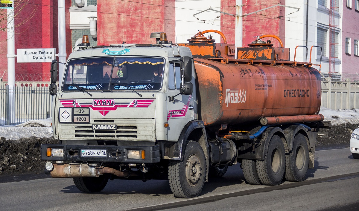 Восточно-Казахстанская область, № 758 EPA 16 — КамАЗ-53229-15 [53229R]