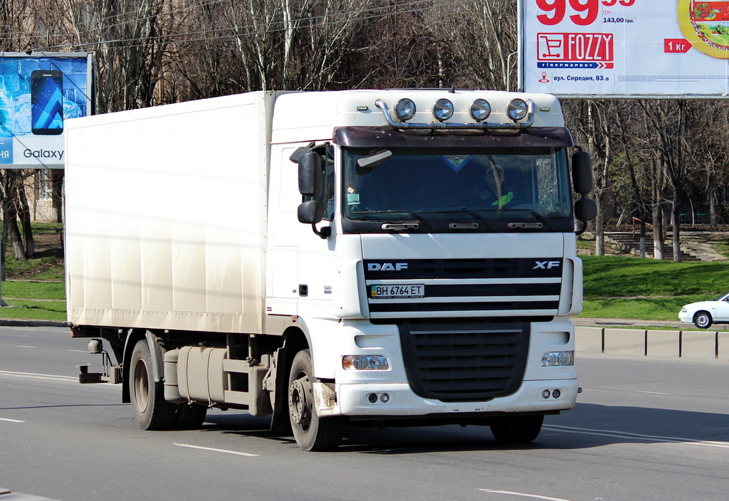 Одесская область, № ВН 6764 ЕТ — DAF XF105 FA