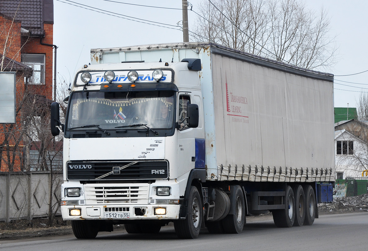 Омская область, № Т 512 ТВ 55 — Volvo ('1993) FH12.340