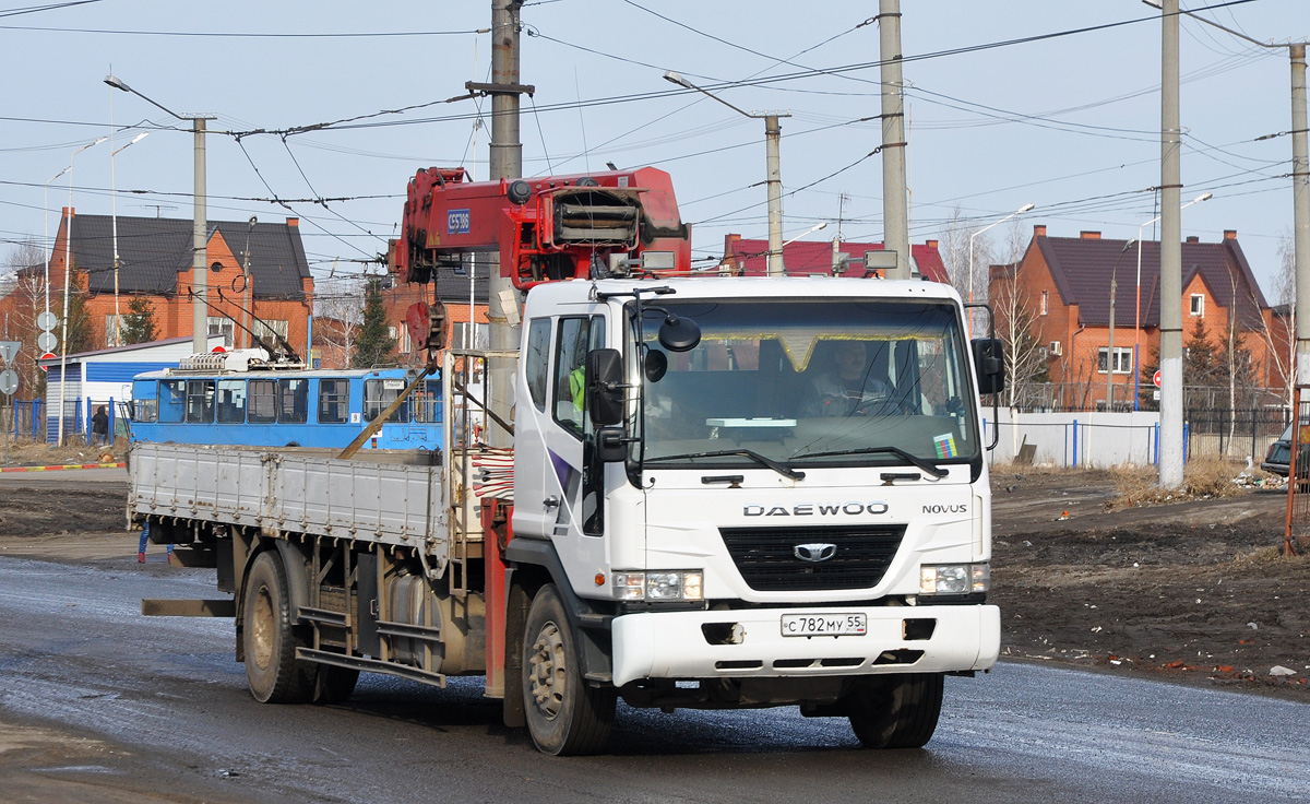 Омская область, № С 782 МУ 55 — Daewoo Novus