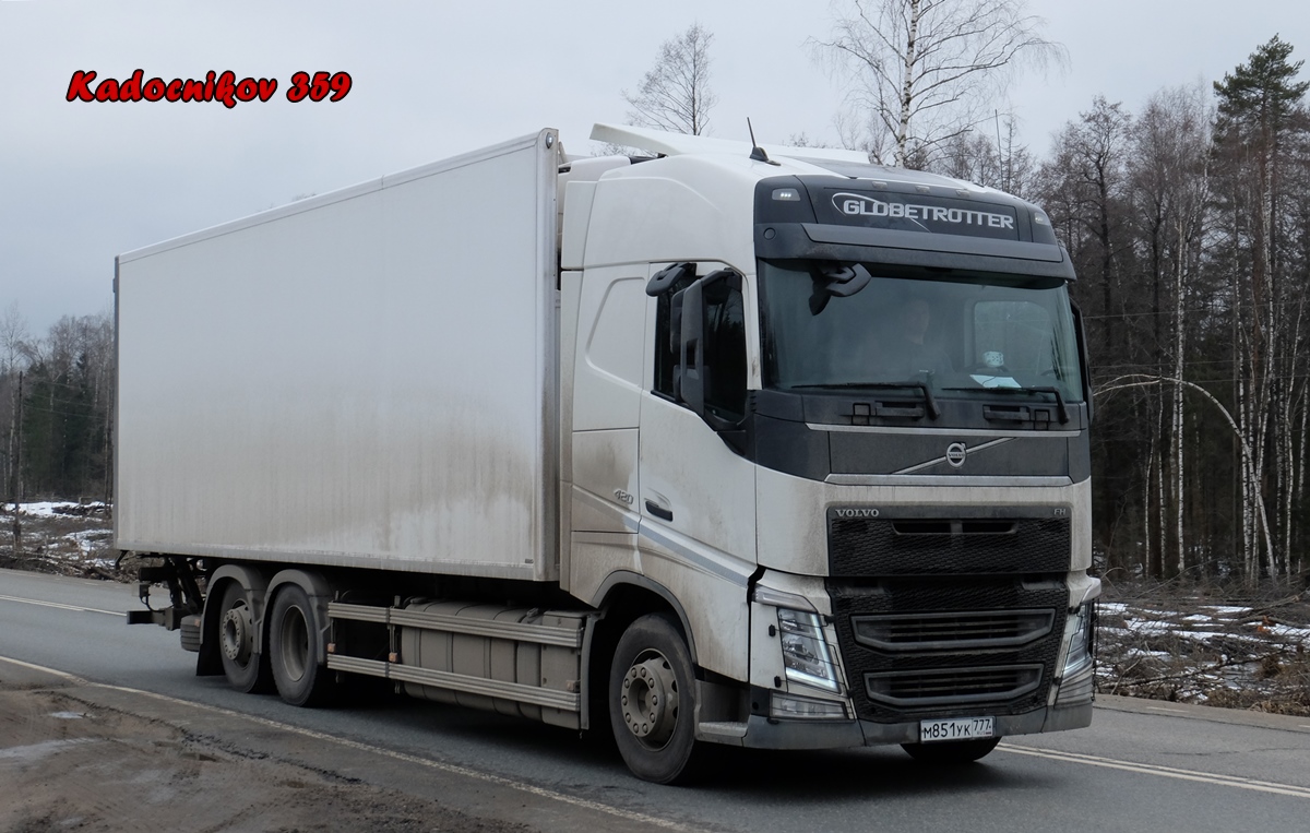 Москва, № М 851 УК 777 — Volvo ('2012) FH.420 [X9P]