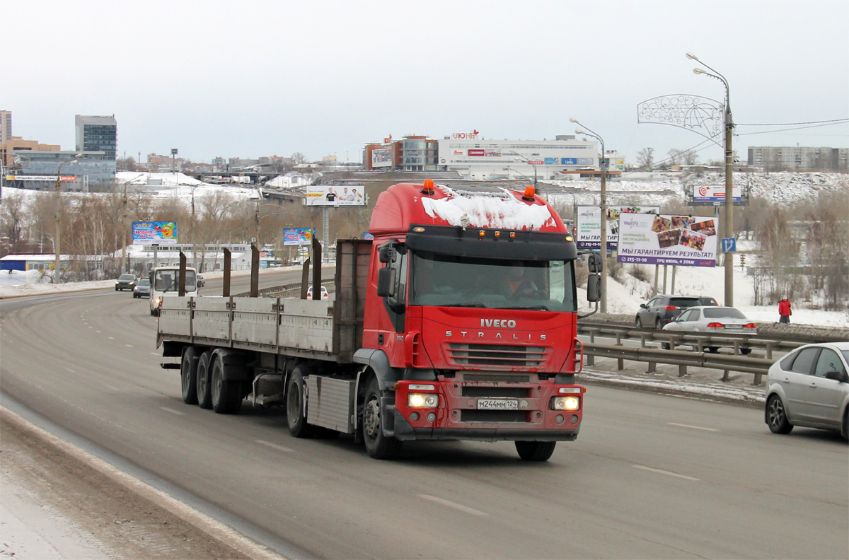 Красноярский край, № М 244 ММ 124 — IVECO Stralis ('2002) 350