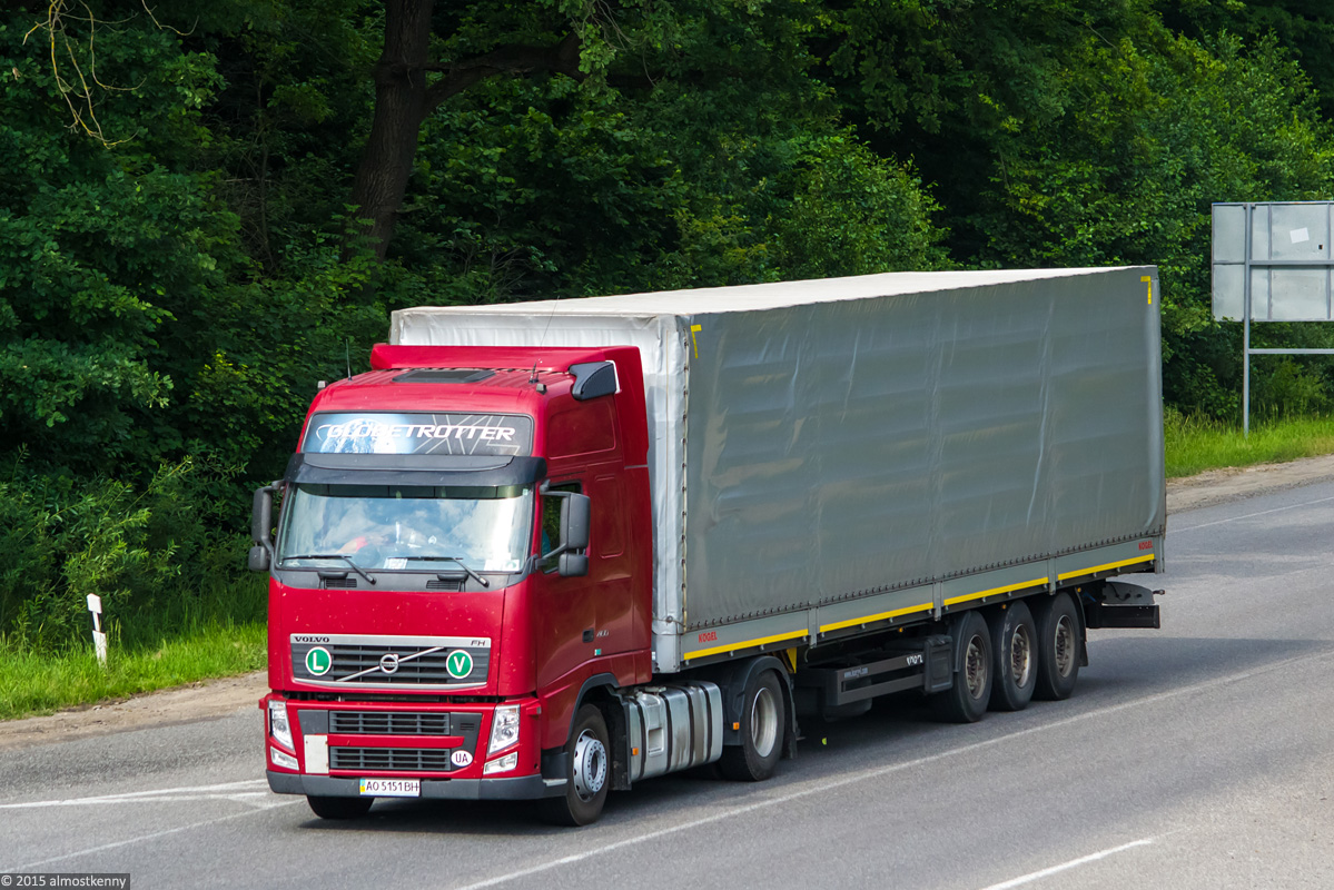 Закарпатская область, № АО 5151 ВН — Volvo ('2008) FH.460