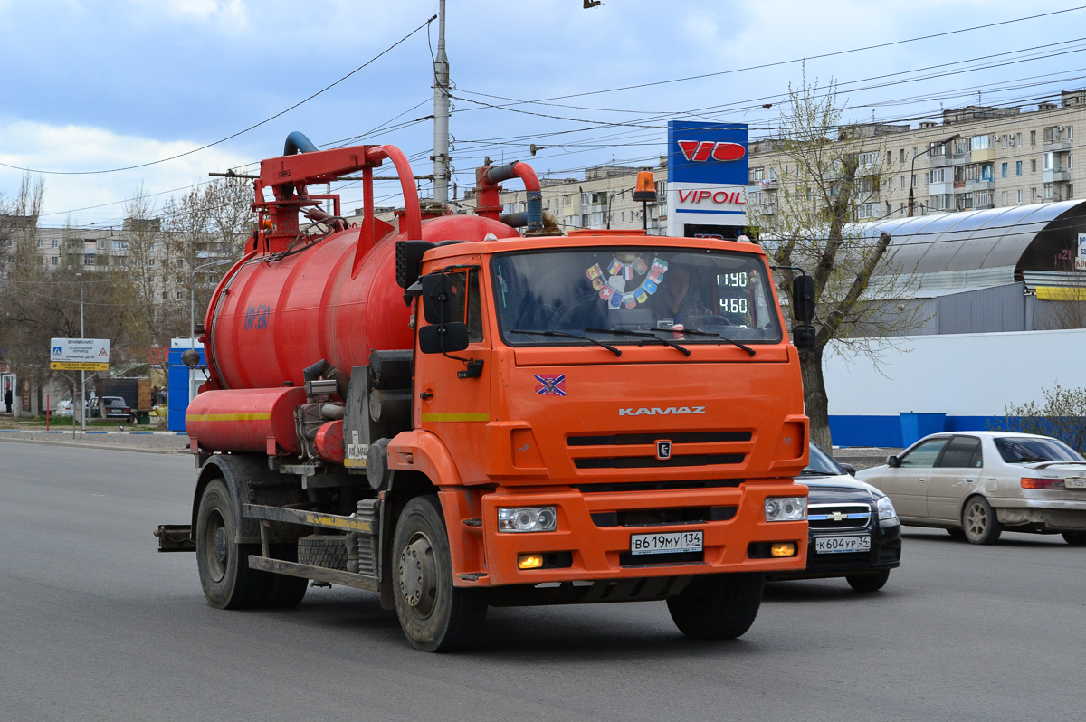 Волгоградская область, № В 619 МУ 134 — КамАЗ-53605-A4