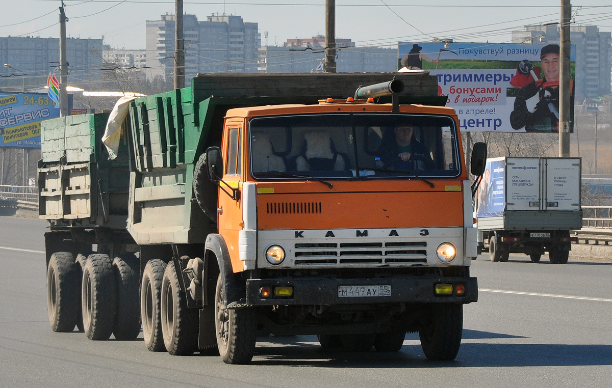 Омская область, № М 449 АУ 55 — КамАЗ-55111 [551110]