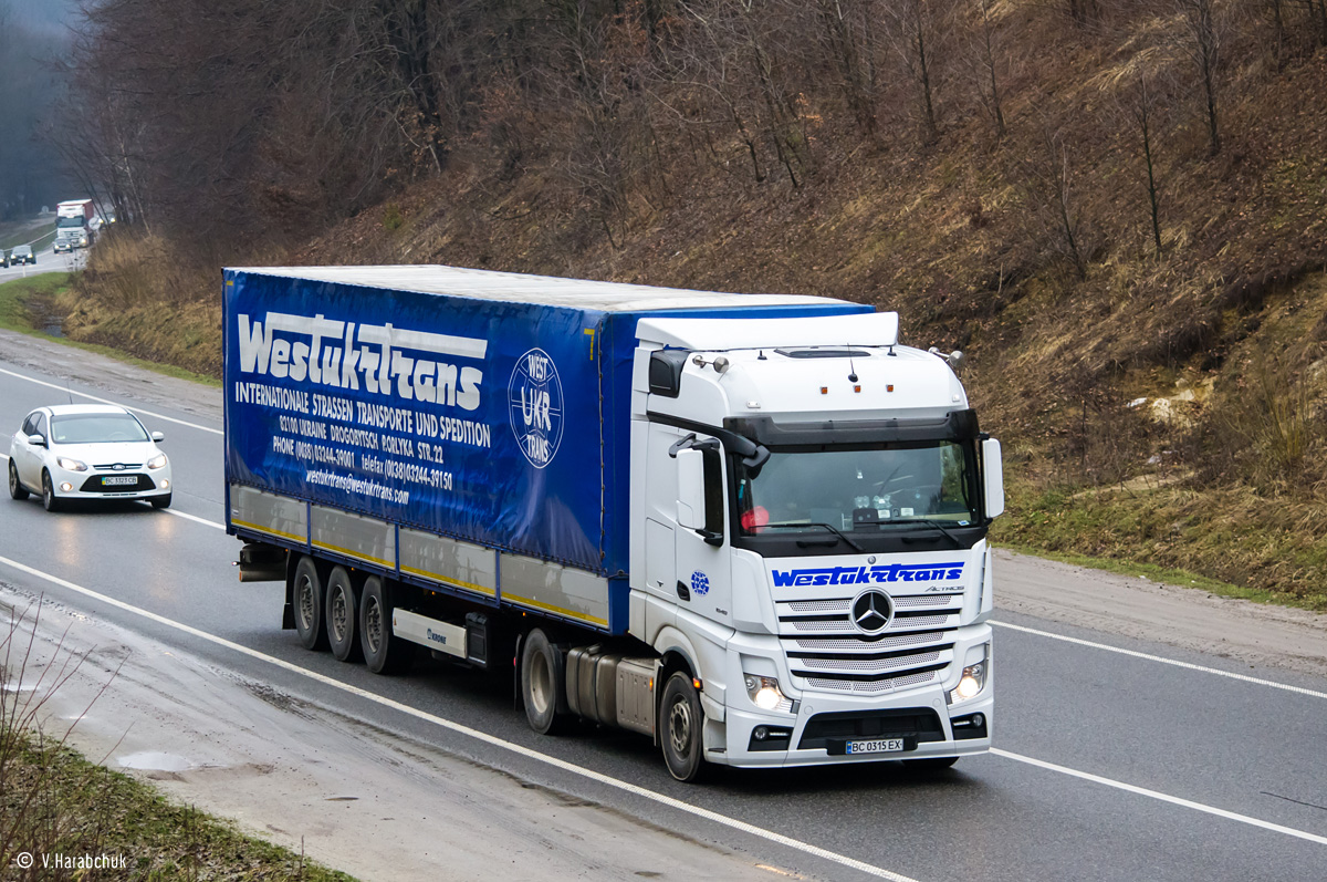 Львовская область, № ВС 0315 ЕХ — Mercedes-Benz Actros ('2011) 1848