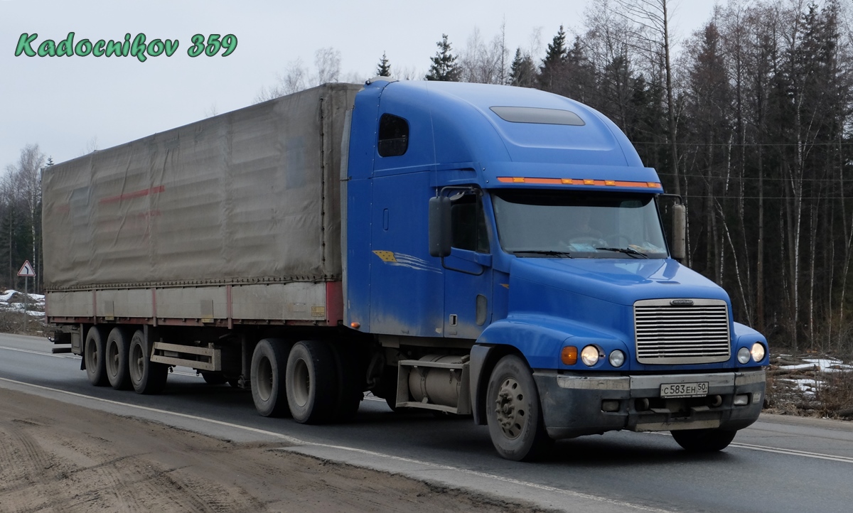 Московская область, № С 583 ЕН 50 — Freightliner Century Class