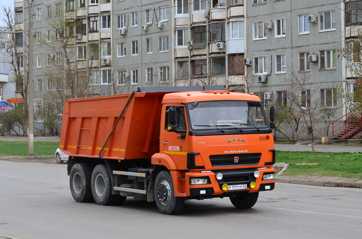 Волгоградская область, № Р 111 ТР 34 — КамАЗ-65115-N3(78)