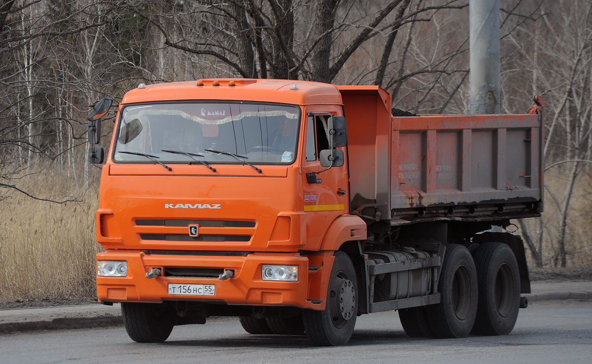 Омская область, № Т 156 НС 55 — КамАЗ-65115-L4