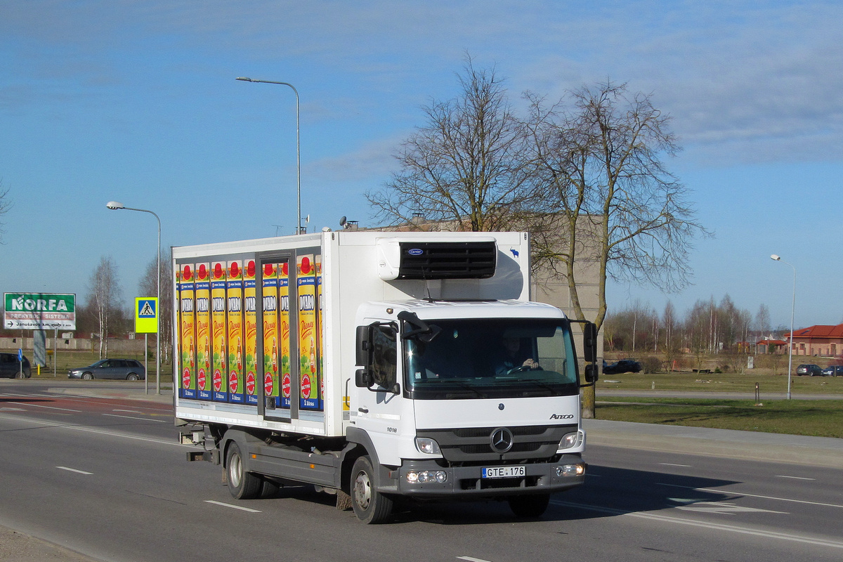 Литва, № GTE 176 — Mercedes-Benz Atego 1018