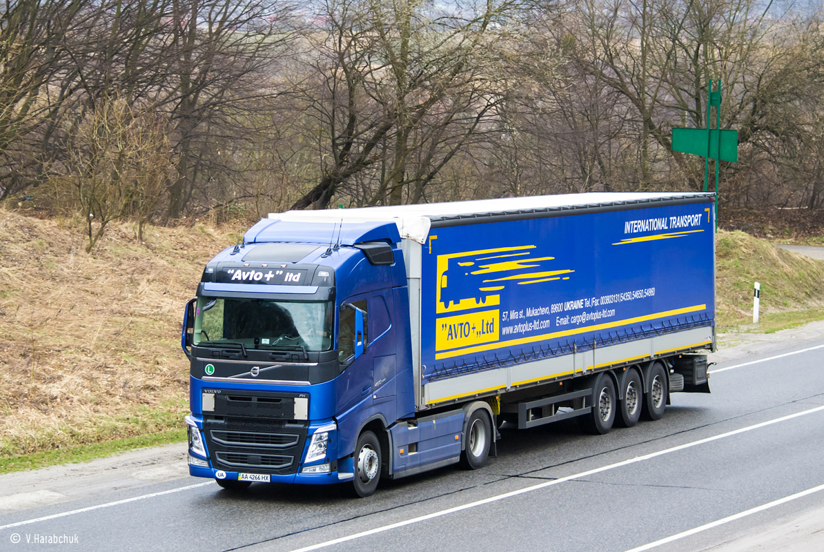 Закарпатская область, № АА 4266 НХ — Volvo ('2012) FH.460