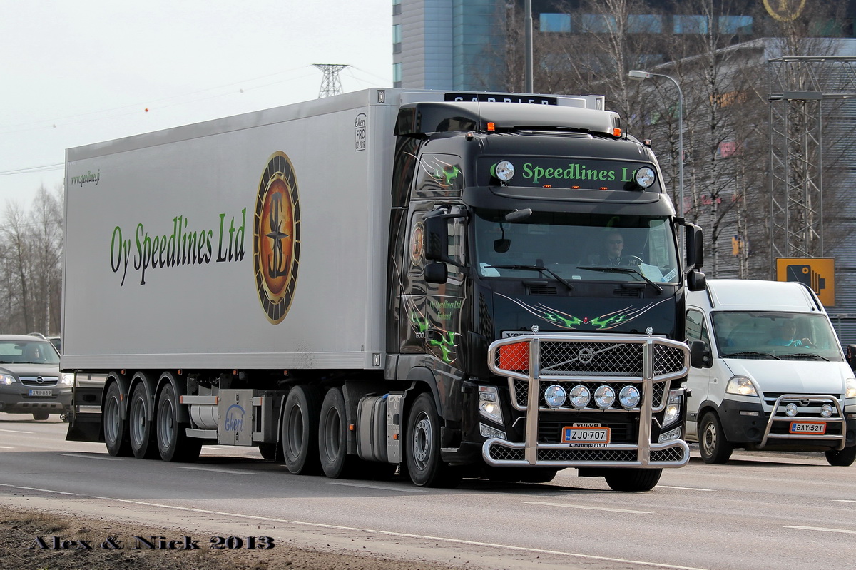 Финляндия, № ZJO-707 — Volvo ('2008) FH.500