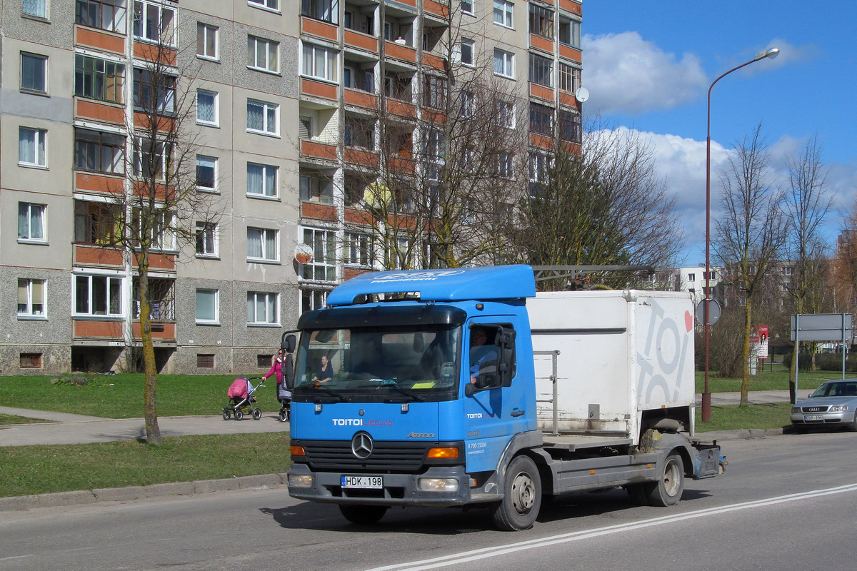 Литва, № HDK 198 — Mercedes-Benz Atego 818