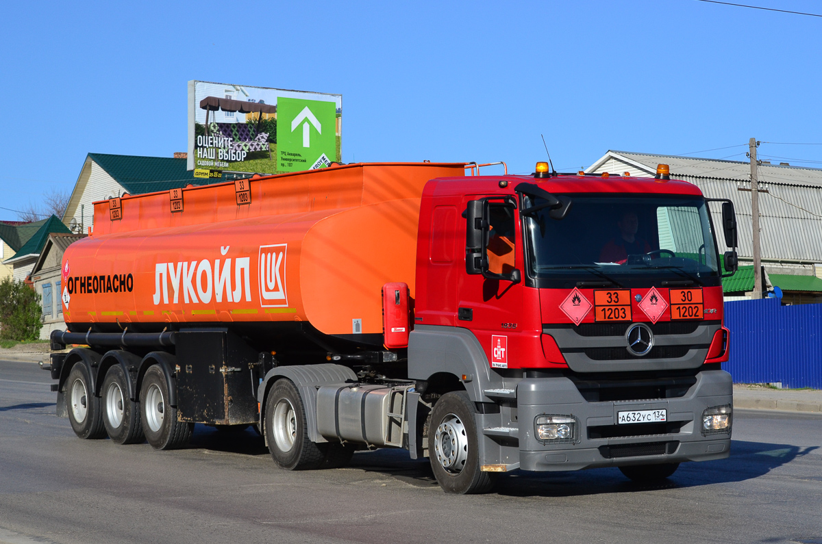 Волгоградская область, № А 632 УС 134 — Mercedes-Benz Axor 1836 [Z9M]