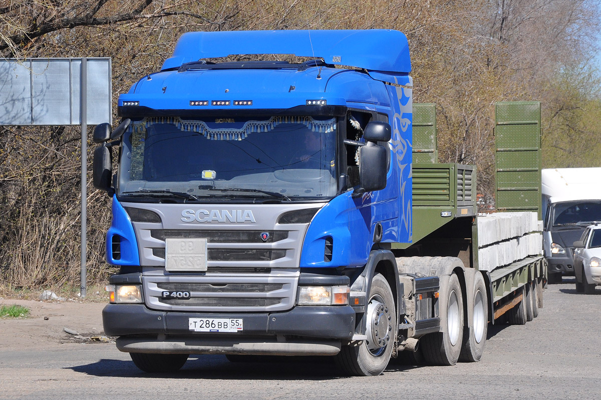 Омская область, № Т 286 ВВ 55 — Scania ('2011) P400