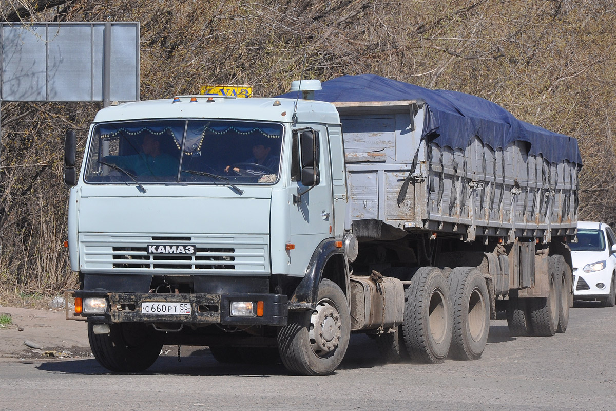 Омская область, № С 660 РТ 55 — КамАЗ-54115-15 [54115R]