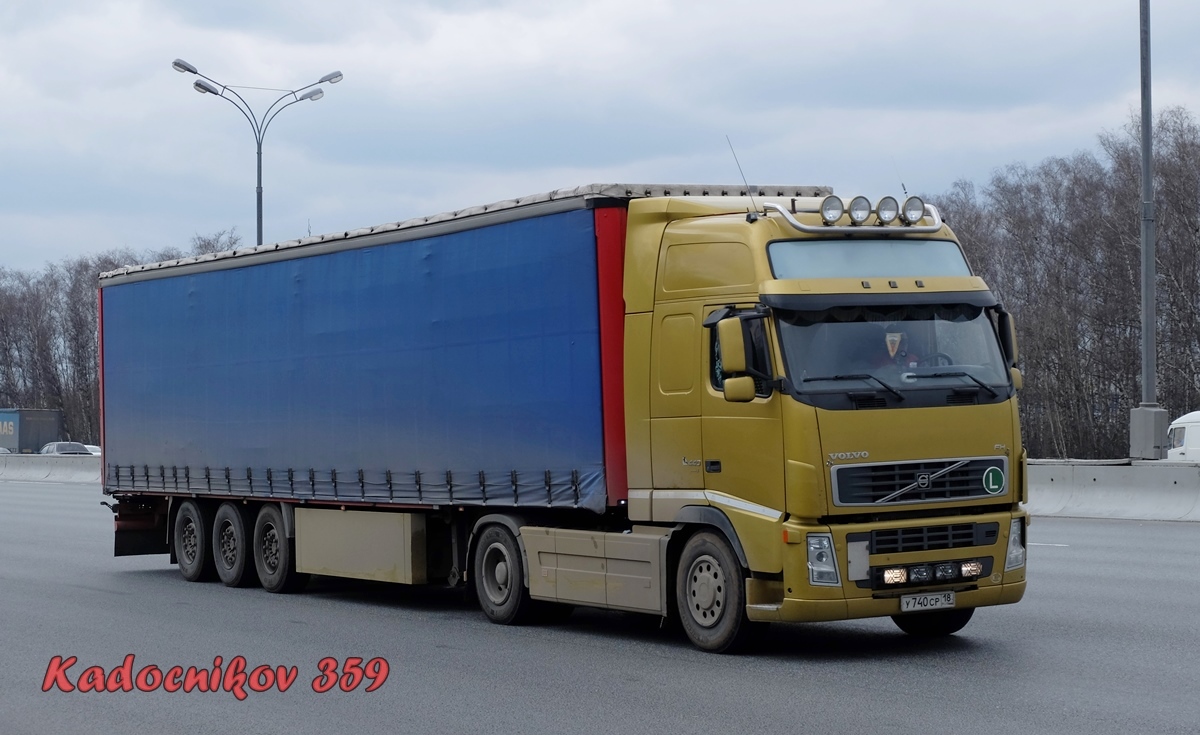 Удмуртия, № У 740 СР 18 — Volvo ('2002) FH12.440