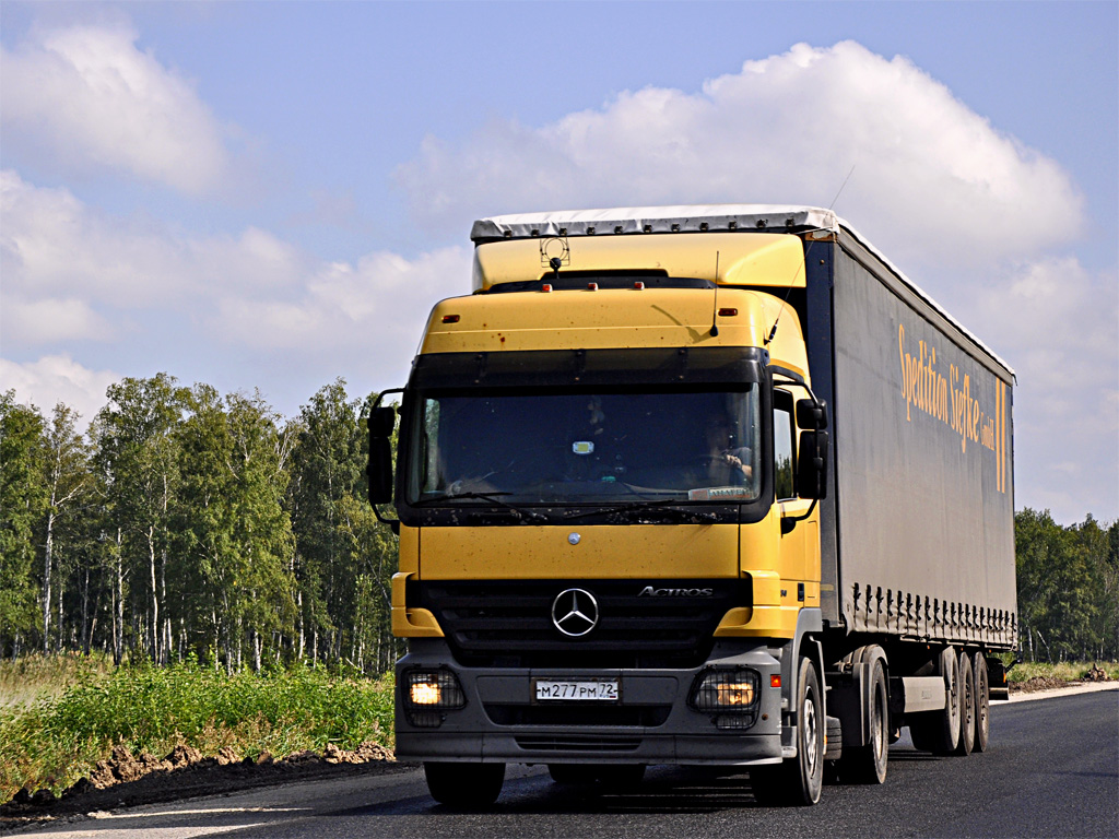 Тюменская область, № М 277 РМ 72 — Mercedes-Benz Actros ('2003) 1841