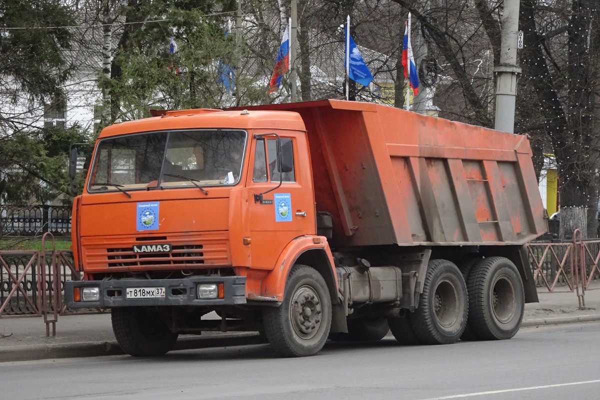 Ярославская область, № Т 818 МХ 37 — КамАЗ-65115-02 [65115C]