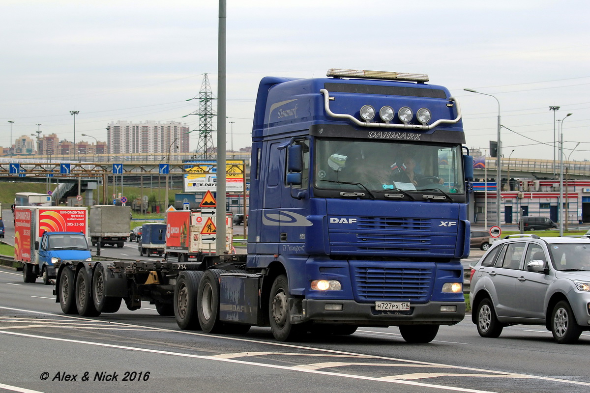 Санкт-Петербург, № Н 727 РХ 178 — DAF XF95 FTR