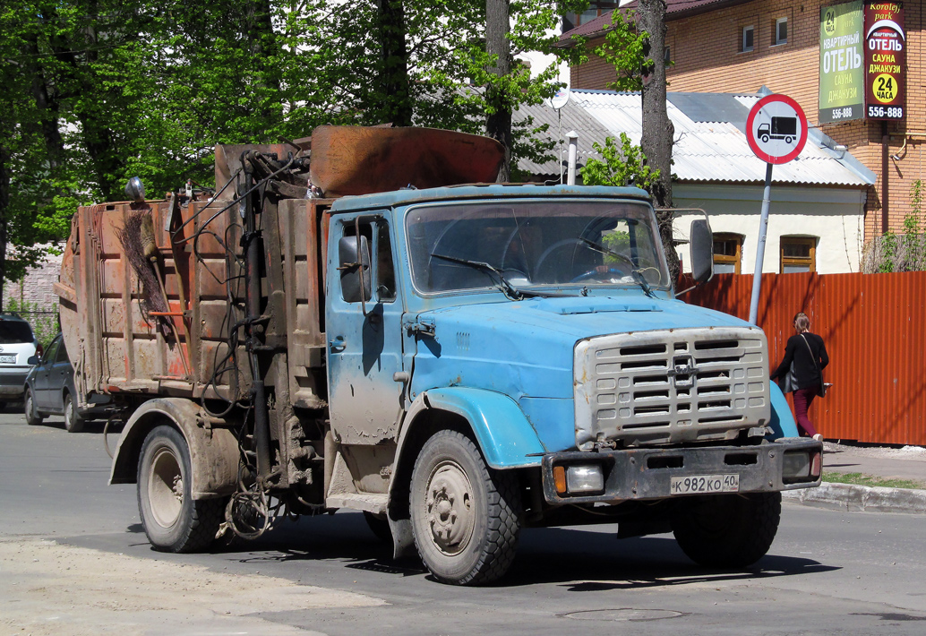 Калужская область, № К 982 КО 40 — ЗИЛ-433362