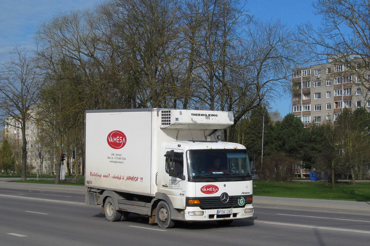 Литва, № FOK 282 — Mercedes-Benz Atego 818