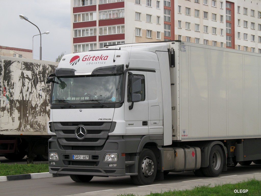 Литва, № GRO 467 — Mercedes-Benz Actros ('2009) 1844