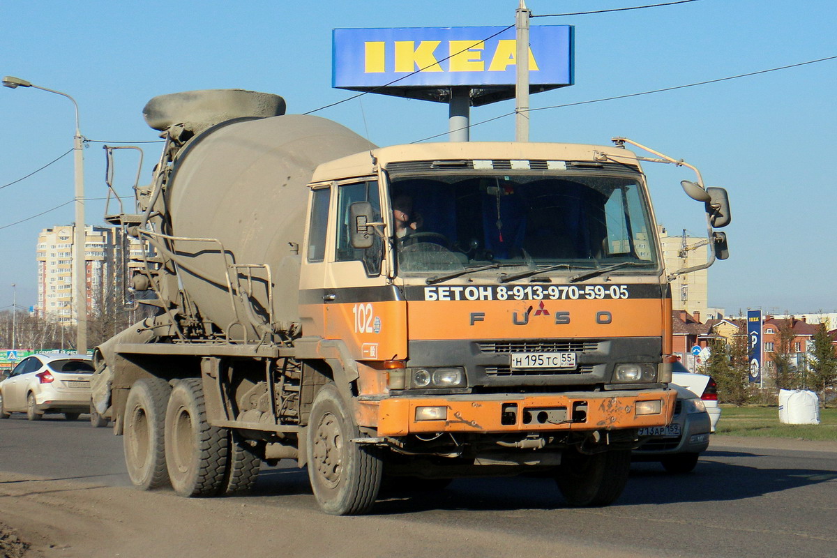 Омская область, № Н 195 ТС 55 — Mitsubishi Fuso (общая модель)