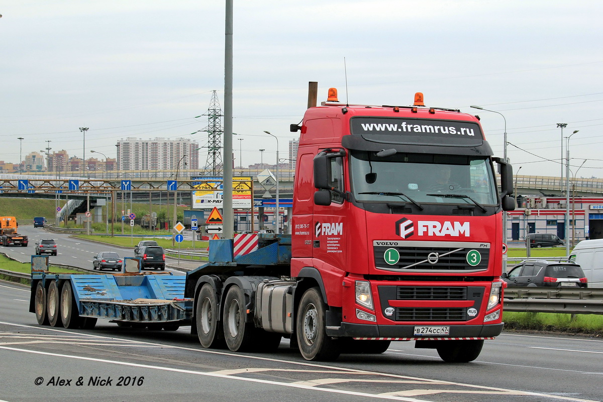 Санкт-Петербург, № В 274 СС 47 — Volvo ('2008) FH.520