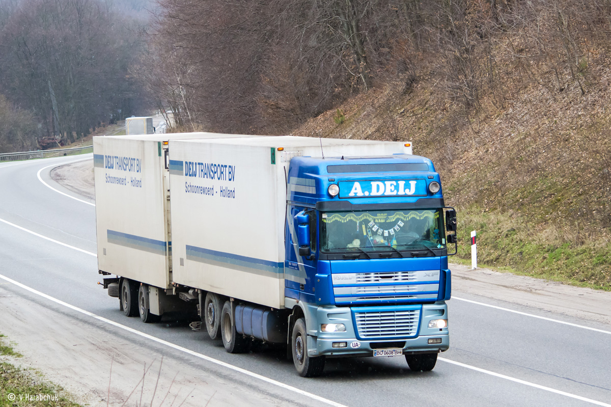 Тернопольская область, № ВО 0608 ВН — DAF XF95 FAR