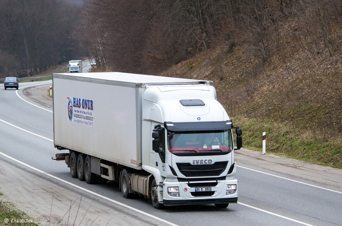 Турция, № 31 D 3511 — IVECO Stralis ('2012)