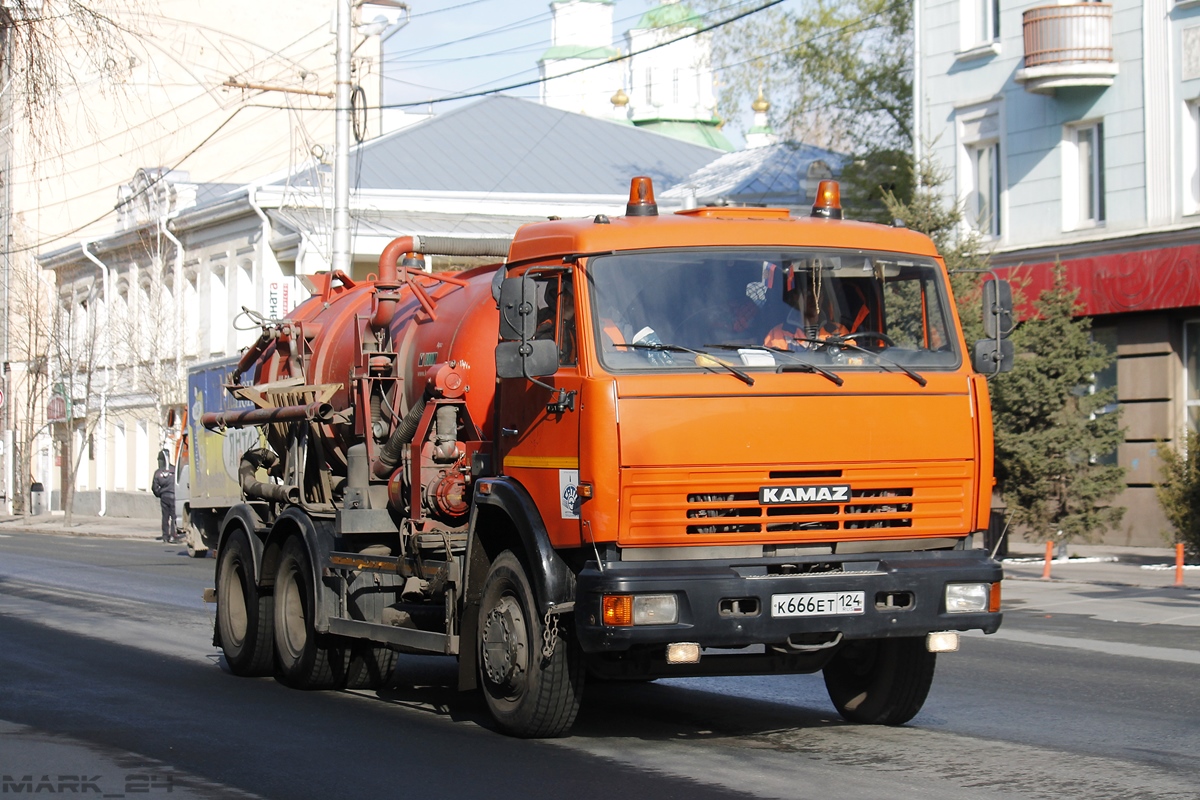 Красноярский край, № К 666 ЕТ 124 — КамАЗ-65115-62