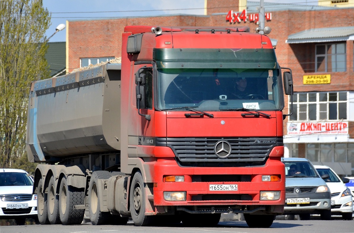 Ростовская область, № Т 655 ОН 161 — Mercedes-Benz Actros ('1997) 1843