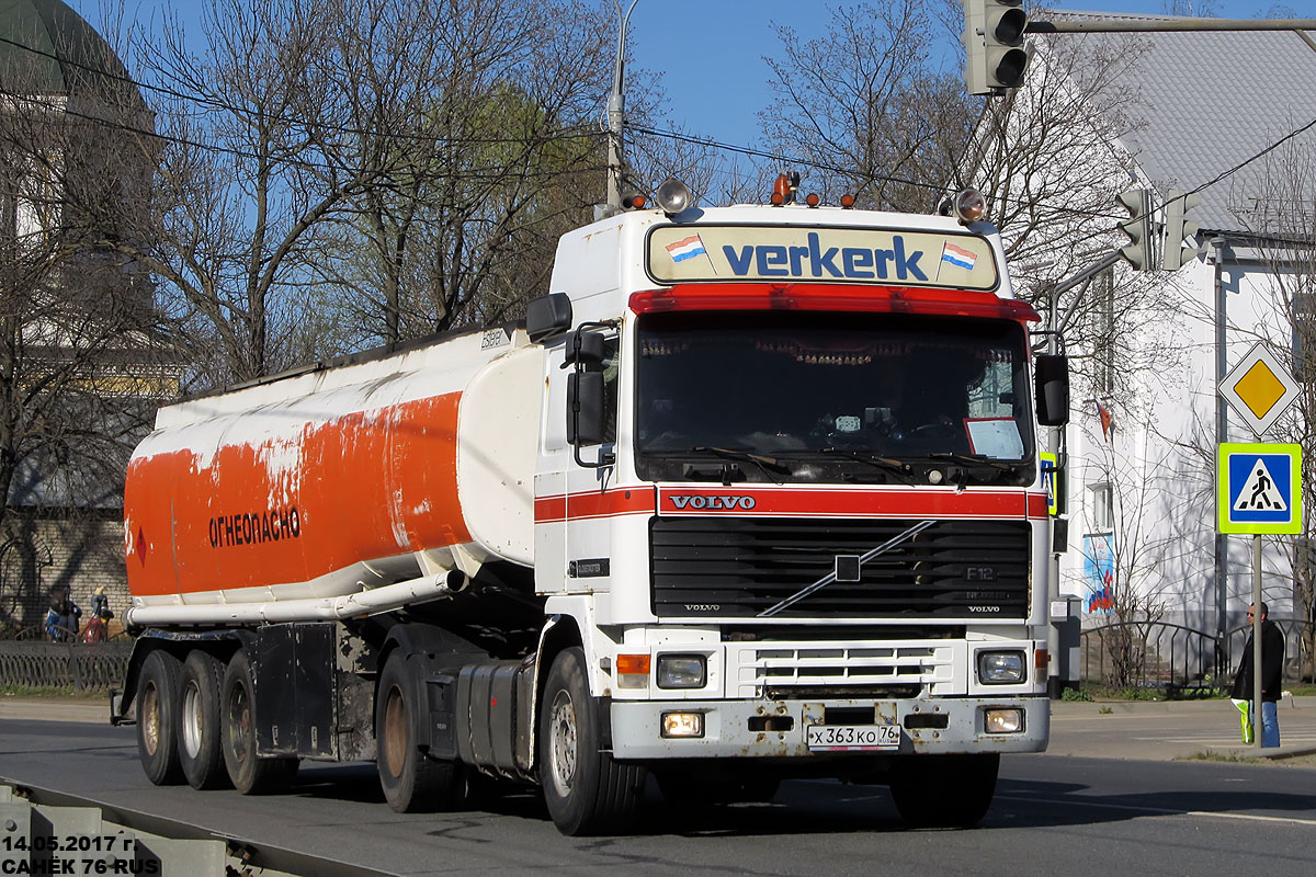 Ярославская область, № Х 363 КО 76 — Volvo ('1987) F12