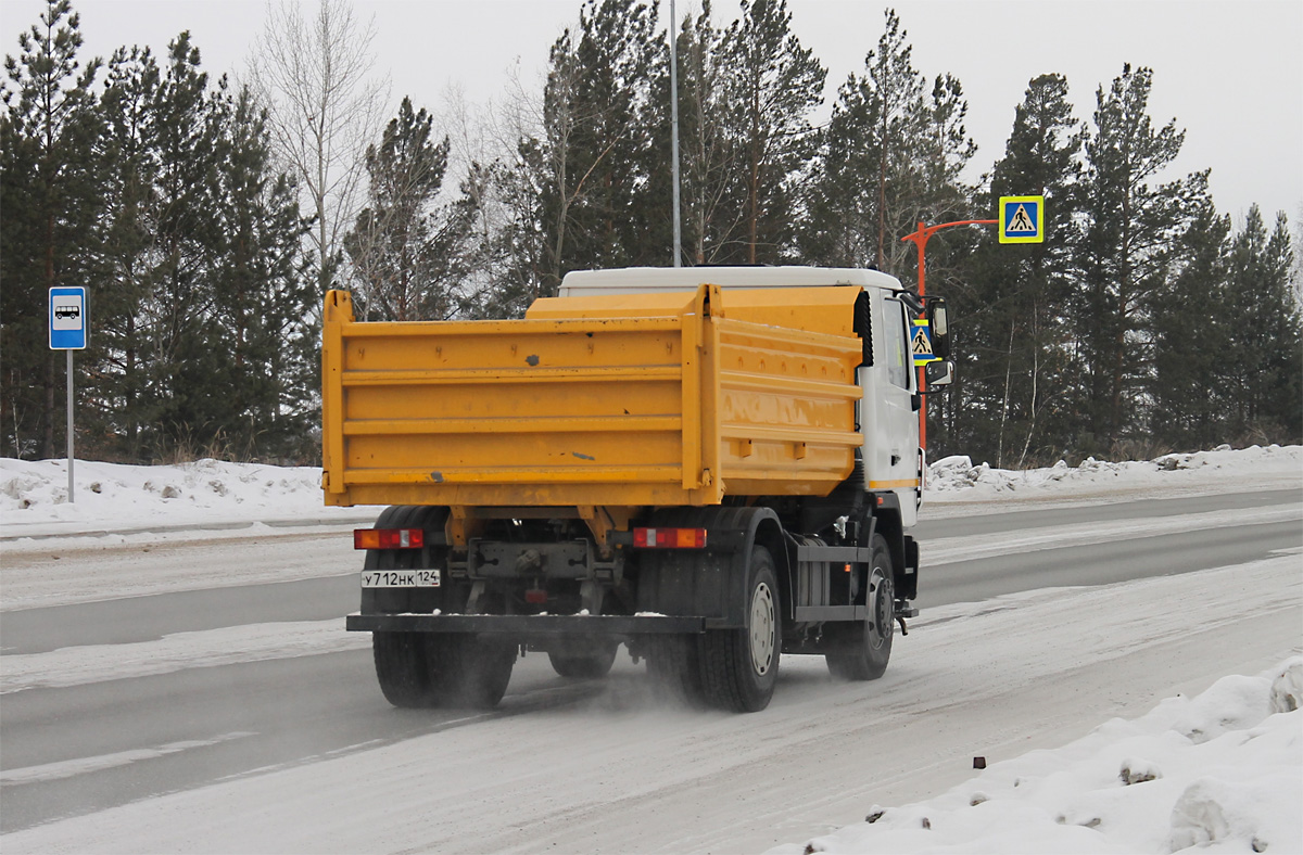 Красноярский край, № У 712 НК 124 — МАЗ-5550B3