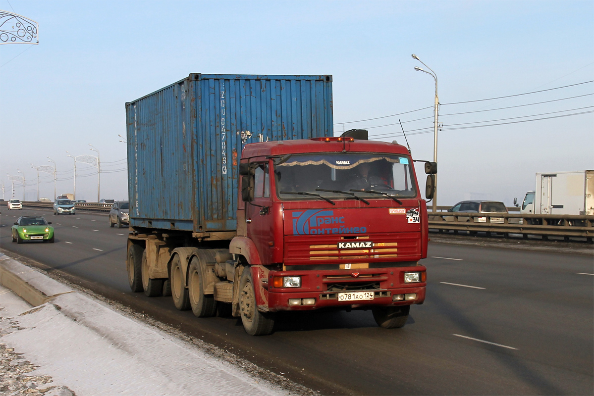 Красноярский край, № О 781 АО 124 — КамАЗ-65116-N3